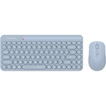 Комплект клавиатура+мышь A4Tech FStyler FG3200 Air2 беспроводной, USB, 2000 DPI, синий