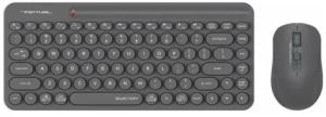 Комплект клавиатура + мышь A4Tech Fstyler FG3300 Air2 клав:серый мышь:серый USB беспроводная slim Multimedia