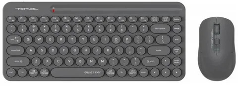 Комплект клавиатура + мышь A4Tech Fstyler FG3300 Air2 клав:серый мышь:серый USB беспроводная slim Multimedia