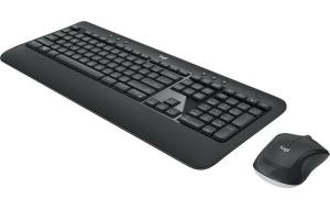 Комплект клавиатура+мышь Logitech MK470 беспроводной, USB, 1000 DPI, чёрный
