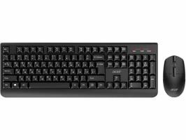 Комплект клавиатура+мышь Acer OCC401 беспроводной, USB, 1600 DPI, чёрный