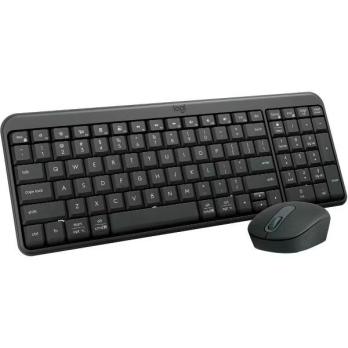 Комплект клавиатура+мышь Logitech Wireless Combo MK250 Compact беспроводной, Bluetooth, 1000 DPI, чёрный