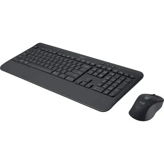 Комплект клавиатура+мышь Logitech Signature MK650 беспроводной, USB + Bluetooth, 4000 DPI, серый/чёрный