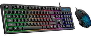 Комплект клавиатура+мышь Genius Scorpion KM-GX3 проводной, USB, 2400 DPI, черный