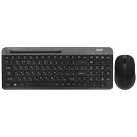 Комплект клавиатура+мышь Acer OCC402 беспроводной, USB, 1600 DPI, чёрный