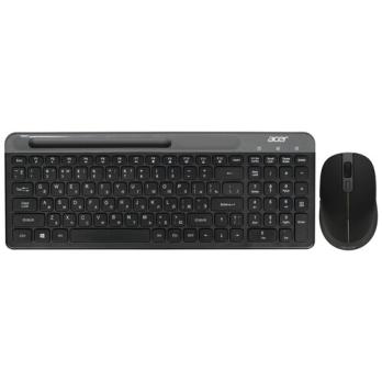 Комплект клавиатура+мышь Acer OCC402 беспроводной, USB, 1600 DPI, чёрный