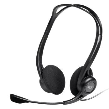 Гарнитура Logitech PC Headset 960 Stereo чёрный, проводная, USB