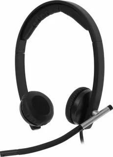 Гарнитура Logitech H650e чёрный, проводная, USB