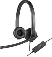 Гарнитура Logitech USB Headset H570e Stereo чёрный, проводная, USB