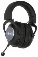 Гарнитура проводная с микрофоном Logitech Pro X LIGHTSPEED черный мониторные BT оголовье (981-000907)