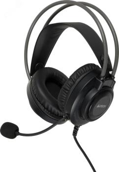 Гарнитура A4Tech Fstyler FH200U серый, проводная