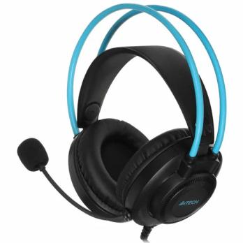 Гарнитура A4Tech Fstyler FH200U серый/синий, проводная