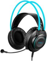 Гарнитура A4Tech Fstyler FH200i серый-синий, проводная, 3.5 мм