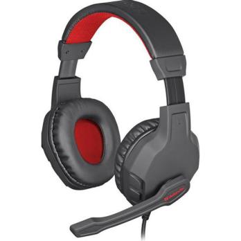 Гарнитура Defender Cujo чёрный/красный, проводная