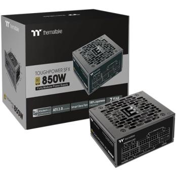 Блок питания Thermaltake SFX 850W Toughpower SFX850 Gen.5 80+ platinum (20+4pin) APFC 90мм fan 8xSATA Cab Manag RTL