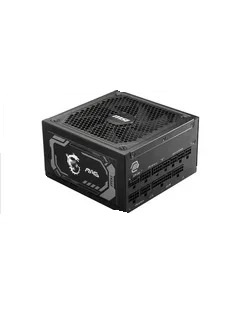 Блок питания MSI MAG A1250GL PCIE5, 1250W, 80 PLUS Gold, полностью модульный, ATX 3.0, PCIE5