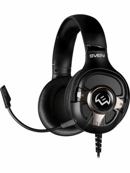Гарнитура Sven AP-U1100MV чёрный, проводная, USB, подсветка
