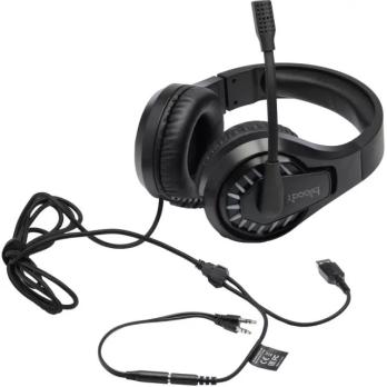 Гарнитура Bloody G230P чёрный, проводная, USB, подсветка