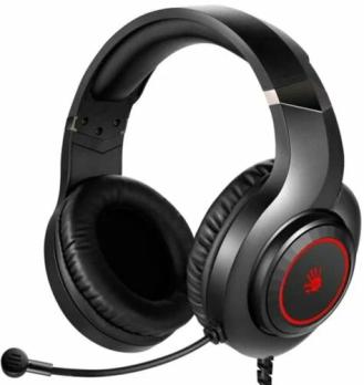 Гарнитура Bloody G220 чёрный, проводная, подсветка