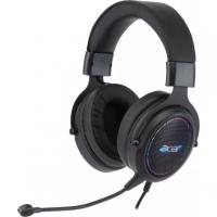 Гарнитура Acer AHW122 чёрный, проводная, USB, подсветка