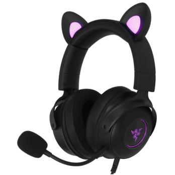 Гарнитура Razer Kraken Kitty V2 Pro чёрный, проводная, USB, подсветка