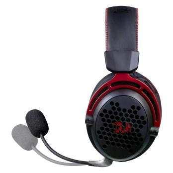 Гарнитура Redragon Diomedes чёрный/красный, проводная, USB / mini jack 3.5 мм