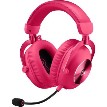 Гарнитура Logitech G Pro X 2 Lightspeed розовый, беспроводная + проводная, Bluetooth/USB/3.5 мм, до 50 ч
