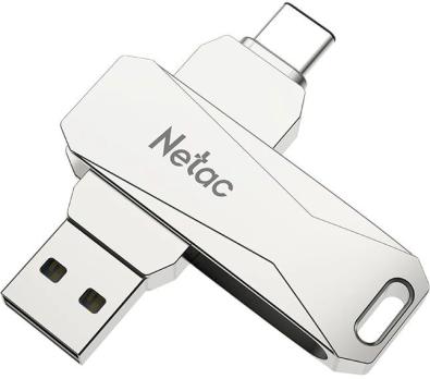 Флешка USB Netac U782C NT03U782C-128G-30PN dual USB 3.0+TypeC 128Gb, retail version