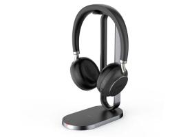 Гарнитура Yealink BH76 with Charging Stand UC чёрный, беспроводная, Bluetooth, до 35 ч