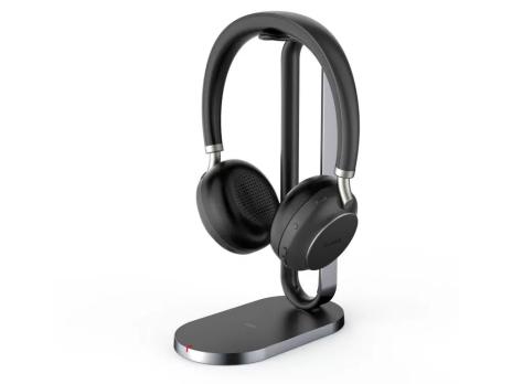Гарнитура Yealink BH76 with Charging Stand UC чёрный, беспроводная, Bluetooth, до 35 ч