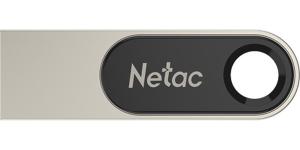 Флешка USB Netac U278 (NT03U278N-064G-20PN), 64Gb, USB 2.0, R/W 50/10, серебристый/черный