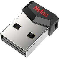 Флешка USB Netac UM81 (NT03UM81N-064G-20BK), 64Gb, USB 2.0, R/W 30/10, черный/красный