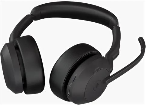 Гарнитура Jabra Evolve2 55 чёрный, беспроводная, Bluetooth, до 18 ч