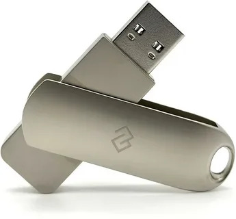 Флешка USB Digma DRIVE3 (DGFUL064A30SR), 64Gb, USB 3.0, R/W 70/30, серебристый