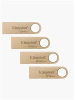 Флешка USB Kingston DataTraveler SE9 G3 (DTSE9G3/128 Gb), 128Gb, USB 3.2 Gen 1, R/W 220/100, золотистый