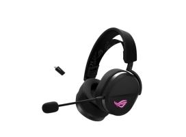 Гарнитура ASUS A501 ROG чёрный, беспроводная, Bluetooth, подсветка