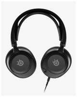 Гарнитура SteelSeries Arctis Nova 1 чёрный, проводная, 3.5 мм, совместимость с PS5, Xbox