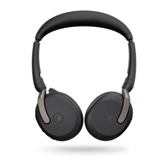 Гарнитура Jabra Evolve2 65 Flex чёрный, беспроводная, Bluetooth, до 32 ч