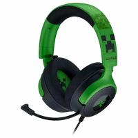 Гарнитура Razer Kraken V4 X зеленый/чёрный, проводная, подсветка