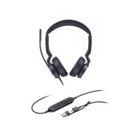 Гарнитура Yealink UH46 Dual UC чёрный, проводная, USB