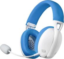Гарнитура Redragon Ire Pro голубой, беспроводная + проводная, Bluetooth / USB, до 25 ч