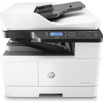 МФУ лазерное HP LaserJet MFP M443nda (8AF72A), A3, ч/б, печ. до 25 стр/мин. (А4) до 13 стр/мин. (А3), скан. до 21 стр/мин., 1200 x 1200 dpi (печать) 600x600dpi (скан.), USB, RJ-45