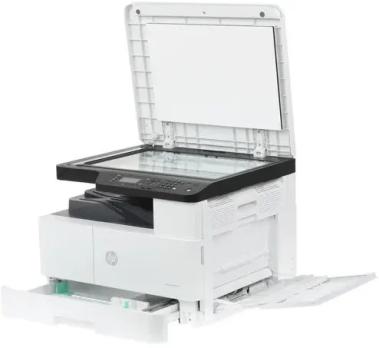 МФУ лазерное HP LaserJet MFP M438n (8AF43A), A3, ч/б, печ. до 22 стр/мин. (А4) до 12 стр/мин. (А3), 1200 x 1200 dpi (печать), 600x600dpi (скан.), USB, RJ-45
