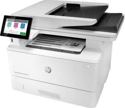 МФУ лазерное HP LaserJet Enterprise M430f (3PZ55A), A4, ч/б, печ. до 40 стр/мин., скан. до 29 стр/мин., 1200 x 1200 dpi (печать) 600x600dpi (скан), USB, RJ-45, Air Print, Mopria