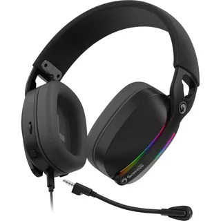 Гарнитура Marvo Pulz 70S Gaming Headset чёрный, проводная, USB, 7.1 Surround, RGB-подсветка
