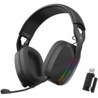 Гарнитура MARVO HG9086W Pulz 70W чёрный, беспроводная + проводная, радиоканал, до 10 ч, съёмный микрофон, подсветка, совместимость с PS5, Xbox