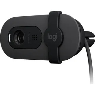 Веб-камера Logitech Brio 105 1920x1080, 30 кадр/с, USB Type-A, микрофон (шумоподавление), шторка приватности, автоосвещение, универсальное крепление