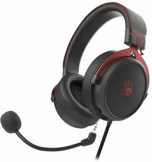Наушники с микрофоном A4Tech Bloody M590i красный/черный 1м мониторные USB оголовье