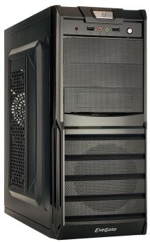 Компьютерный корпус ExeGate EX278400RUS Miditower ExeGate XP-329S Black, ATX, (XP600, Black,120мм), 2хUSB, Audio