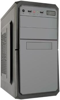 Компьютерный корпус ExeGate EX284026RUS Minitower BA-202 Black, mATX, AA350, 80мм, 2хUSB, Audio